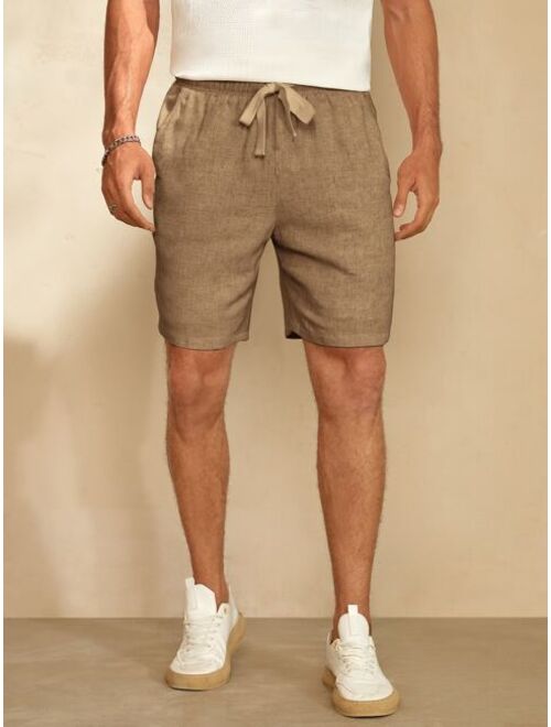 SHEIN Men Drawstring Waist Shorts