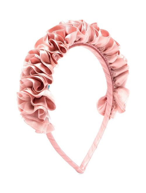 Abel & Lula ruched-detail hair band