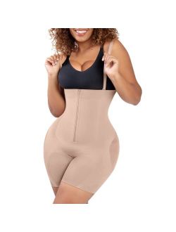 Popilush Shapewear Butt Lifter Tummy Control Body Shaper Hip Enhancer Back Support Thigh Slimming Belly Black