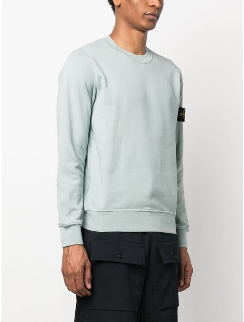 Stone Island logo-patch sleeve sweatshirt