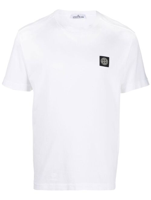 Stone Island logo-patch short-sleeve T-shirt