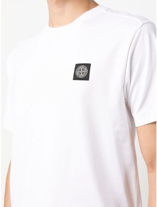 Stone Island logo-patch short-sleeve T-shirt