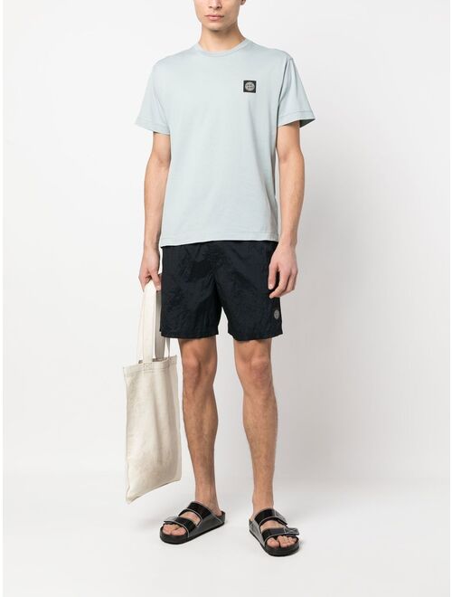 Stone Island logo-patch short-sleeve T-shirt