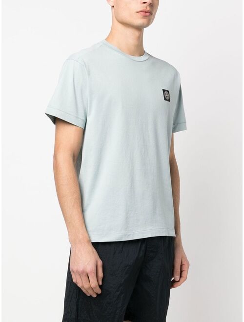 Stone Island logo-patch short-sleeve T-shirt