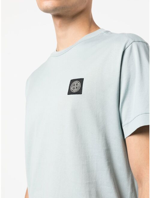 Stone Island logo-patch short-sleeve T-shirt