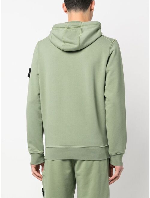 Stone Island Compass motif-detail hoodie