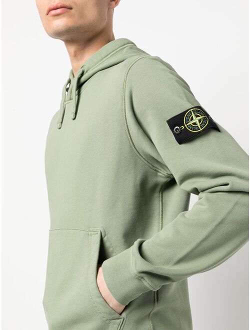 Stone Island Compass motif-detail hoodie