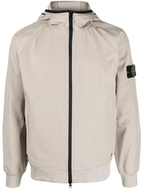 Stone Island zip-up hooded jacket