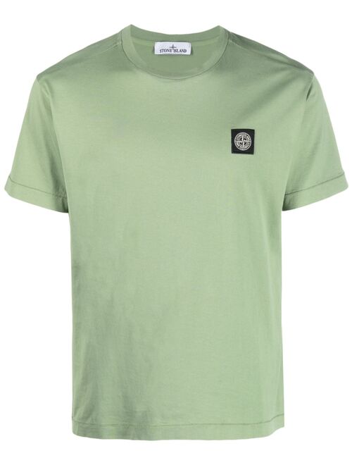 Stone Island logo-patch short-sleeved T-shirt