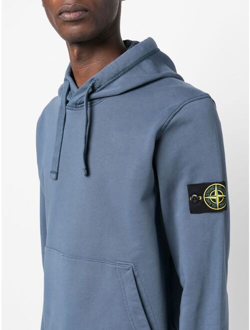 Stone Island Compass patch-detail hoodie