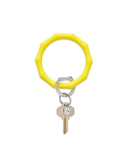 Oventure, The Original Bracelet Keychain, Silicone Big O Key Ring, Bamboo Collection