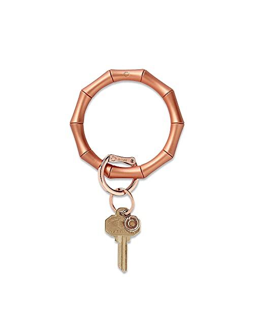 Oventure, The Original Bracelet Keychain, Silicone Big O Key Ring, Bamboo Collection