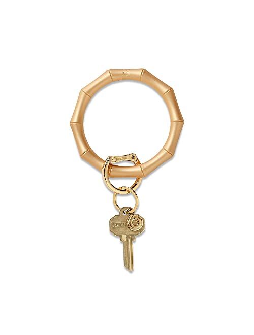 Oventure, The Original Bracelet Keychain, Silicone Big O Key Ring, Bamboo Collection