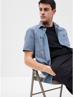 Chambray Shirt with Washwell