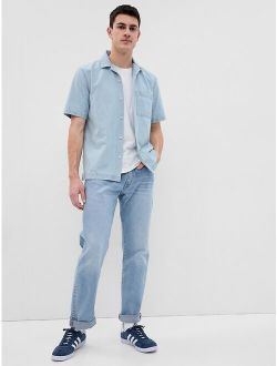 Chambray Vacay Shirt with Washwell