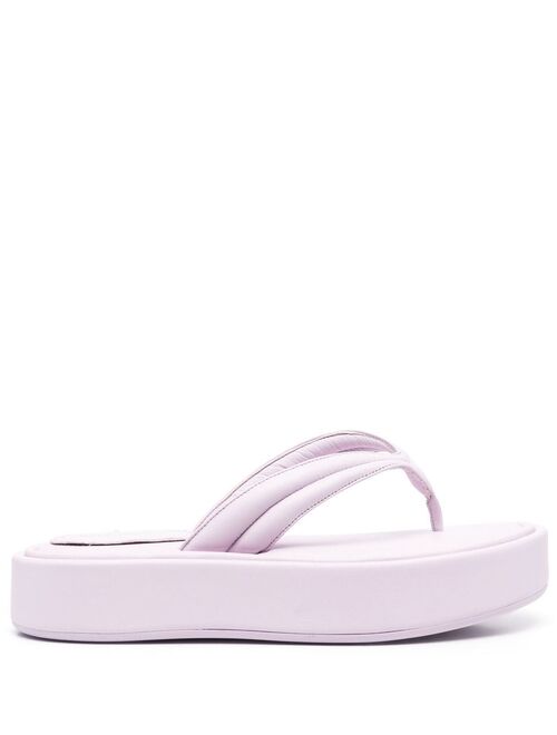 Patrizia Pepe Fly flatform thong-strap sandals