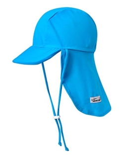 VAENAIT BABY Newborn-7T Toddler Infant Kids Unisex Boys & Girls Sun Protection Sporty Flap Swim hat UPF 50+ UV Flap Cap