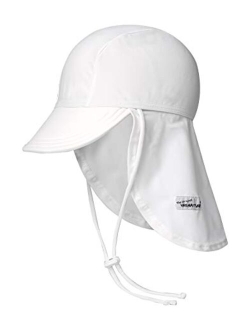 VAENAIT BABY Newborn-7T Toddler Infant Kids Unisex Boys & Girls Sun Protection Sporty Flap Swim hat UPF 50+ UV Flap Cap