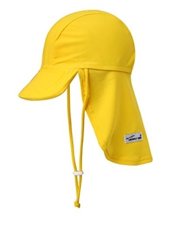 VAENAIT BABY Newborn-7T Toddler Infant Kids Unisex Boys & Girls Sun Protection Sporty Flap Swim hat UPF 50+ UV Flap Cap