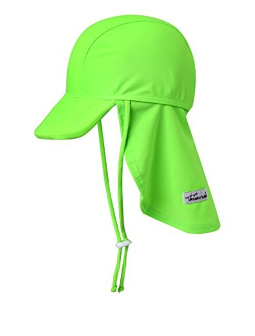 VAENAIT BABY Newborn-7T Toddler Infant Kids Unisex Boys & Girls Sun Protection Sporty Flap Swim hat UPF 50+ UV Flap Cap