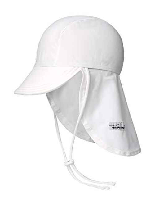 VAENAIT BABY Newborn-7T Toddler Infant Kids Unisex Boys & Girls Sun Protection Sporty Flap Swim hat UPF 50+ UV Flap Cap