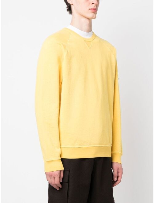 Stone Island logo patch sweatshirt