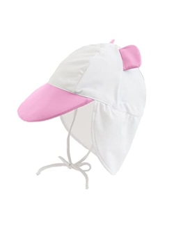 Cuddle Club Baby Sun Hat | UPF 50+ Sun Protection All-Day Adjustable Infant Sun Hat for Head, Neck & Eyes