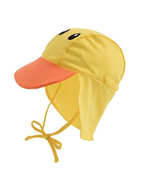 Cuddle Club Baby Sun Hat | UPF 50+ Sun Protection All-Day Adjustable Infant Sun Hat for Head, Neck & Eyes