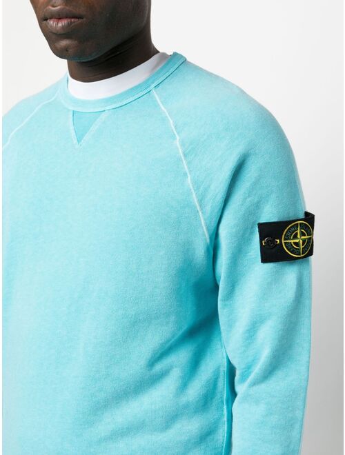 Stone Island logo-patch sweatshirt