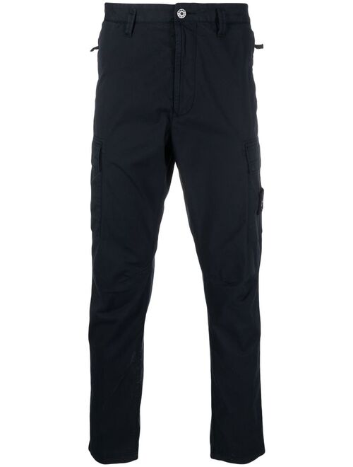 Stone Island stretch-cotton cargo pants