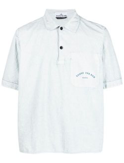 Marina short-sleeve polo overshirt