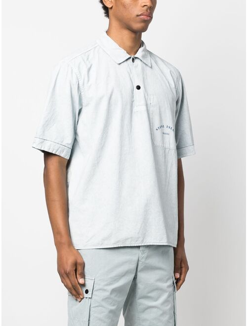 Stone Island Marina short-sleeve polo overshirt