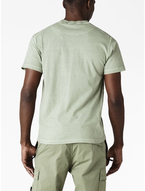 Stone Island logo-patch cotton T-shirt