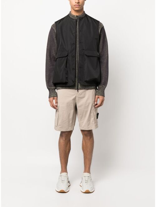 Stone Island Compass-patch cargo shorts