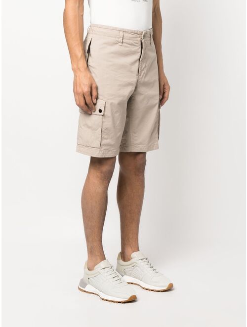 Stone Island Compass-patch cargo shorts