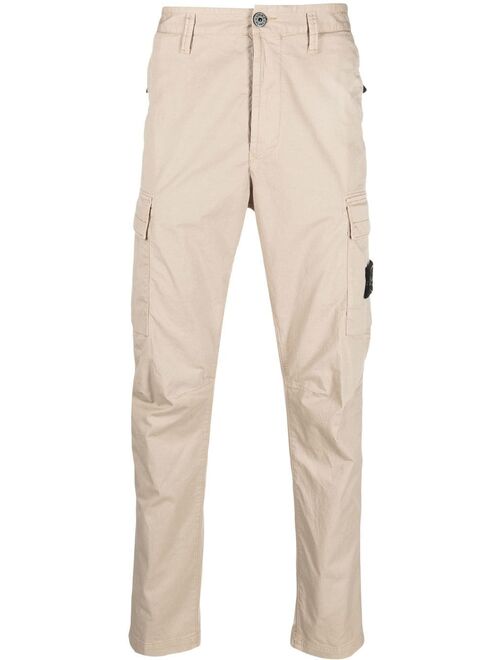 Stone Island stretch-cotton cargo pants