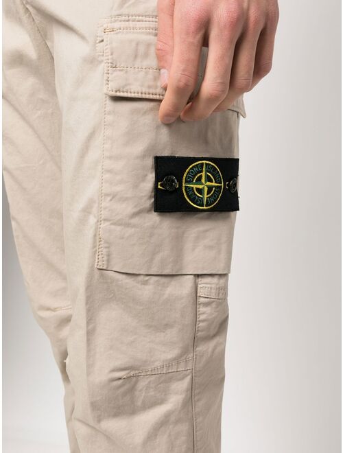 Stone Island stretch-cotton cargo pants