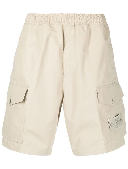 Stone Island cotton cargo shorts