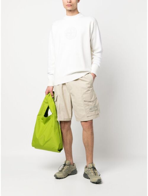 Stone Island cotton cargo shorts