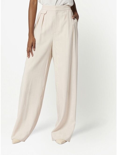 Equipment high-waisted wide-leg trousers