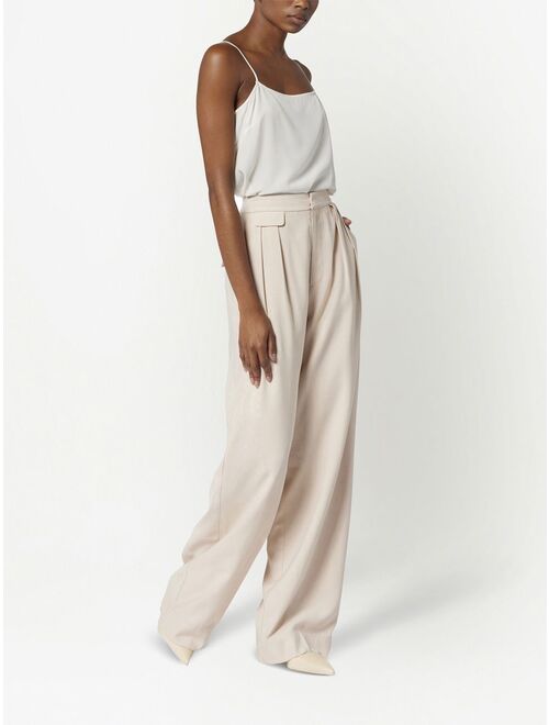 Equipment high-waisted wide-leg trousers