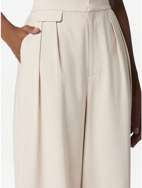 Equipment high-waisted wide-leg trousers