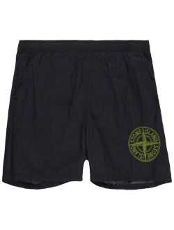 logo-print elasticated-waist shorts