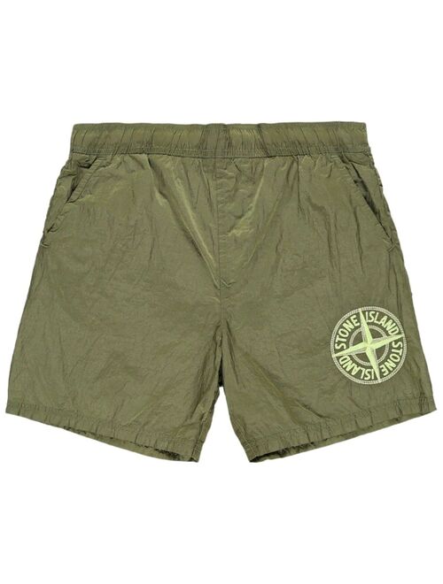 Stone Island Compass-motif swim shorts