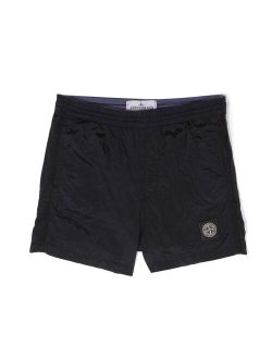 Junior logo-patch swim shorts