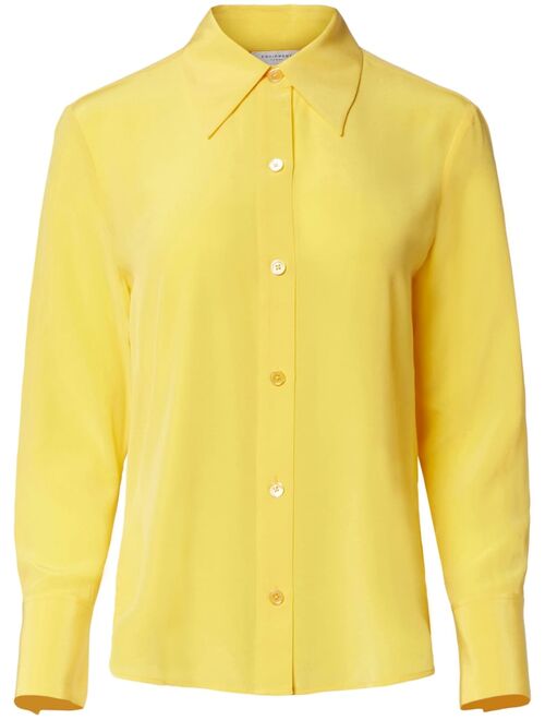 Equipment button-up silk shirt