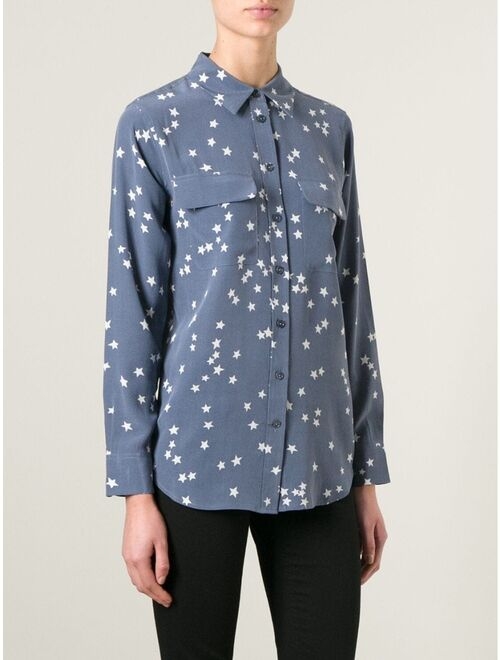 Equipment Signature slim-fit silk shirt