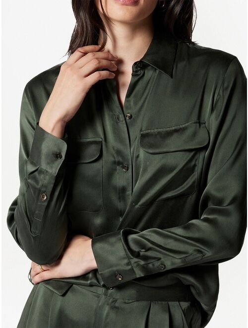 Equipment Signature silk shirt