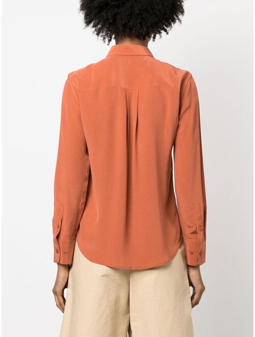 Equipment Signature slim-cut silk shirt