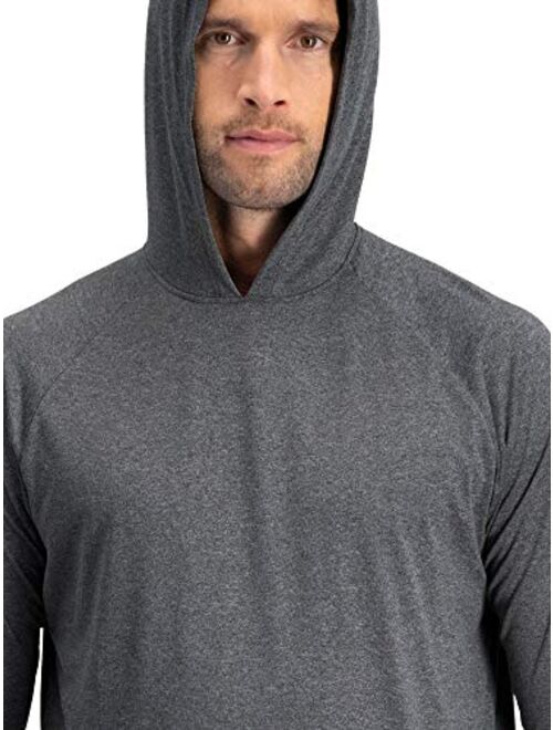 Three Sixty Six Mens Hoodies Pullover - Long Sleeve Casual Hoodie for Men - Lightweight Thin Hooded Sweater T Shirt